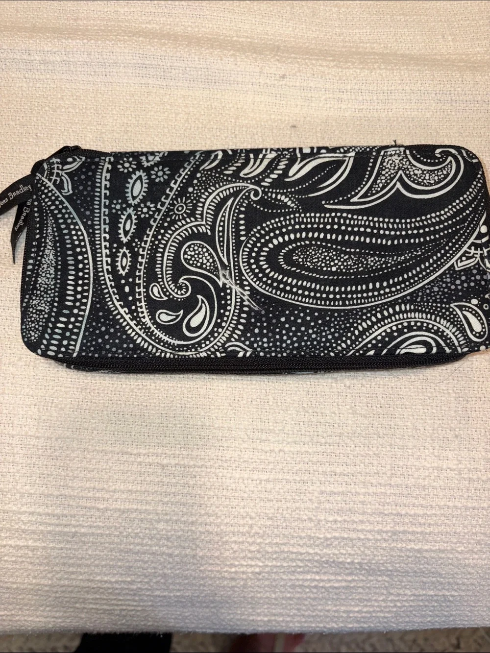 Vera Bradley Black Paisley Case